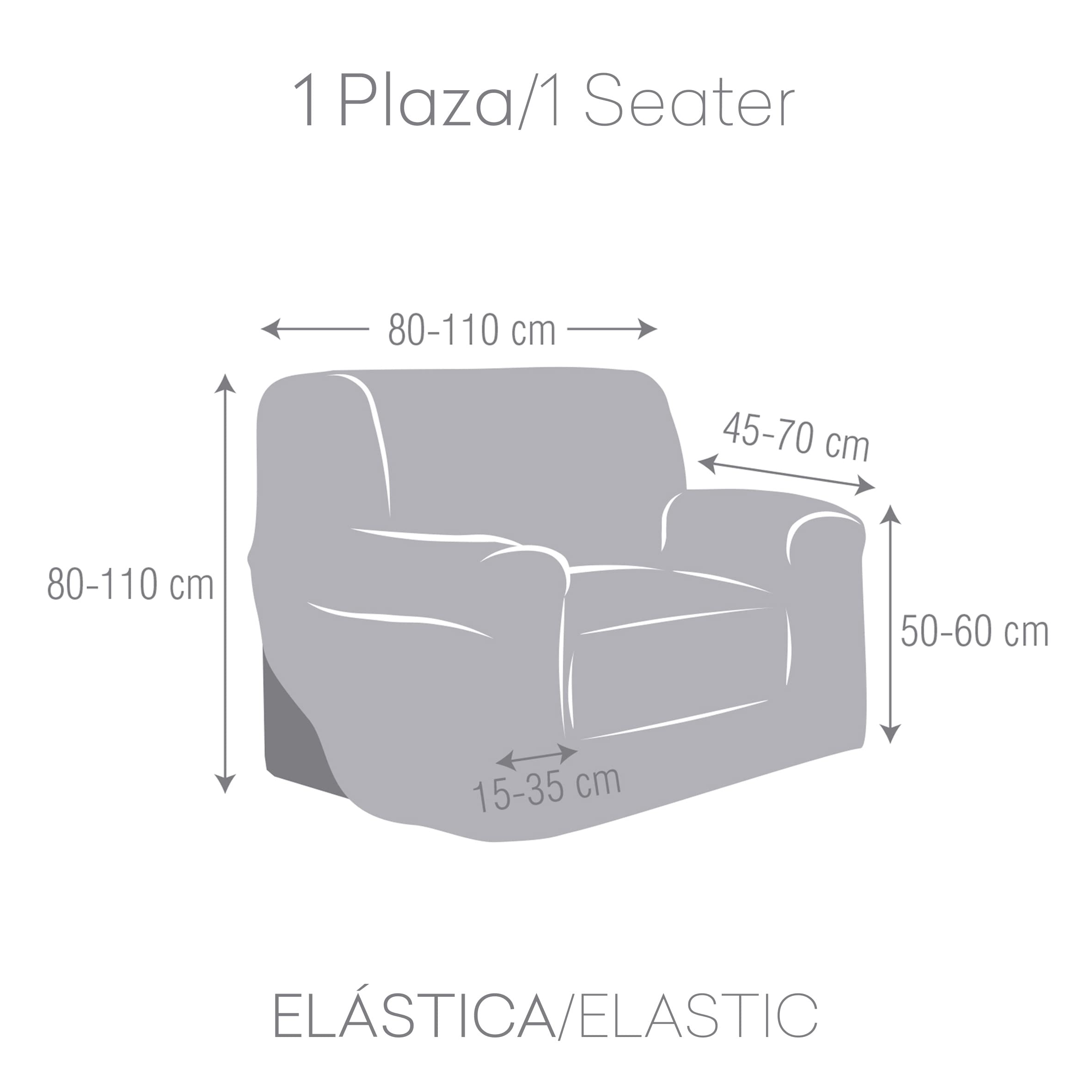 AlexandreHouse Sofa Covers Mod/7 ULISES 1 PLZ C/26_FASE5, Multicoloured - Image 3