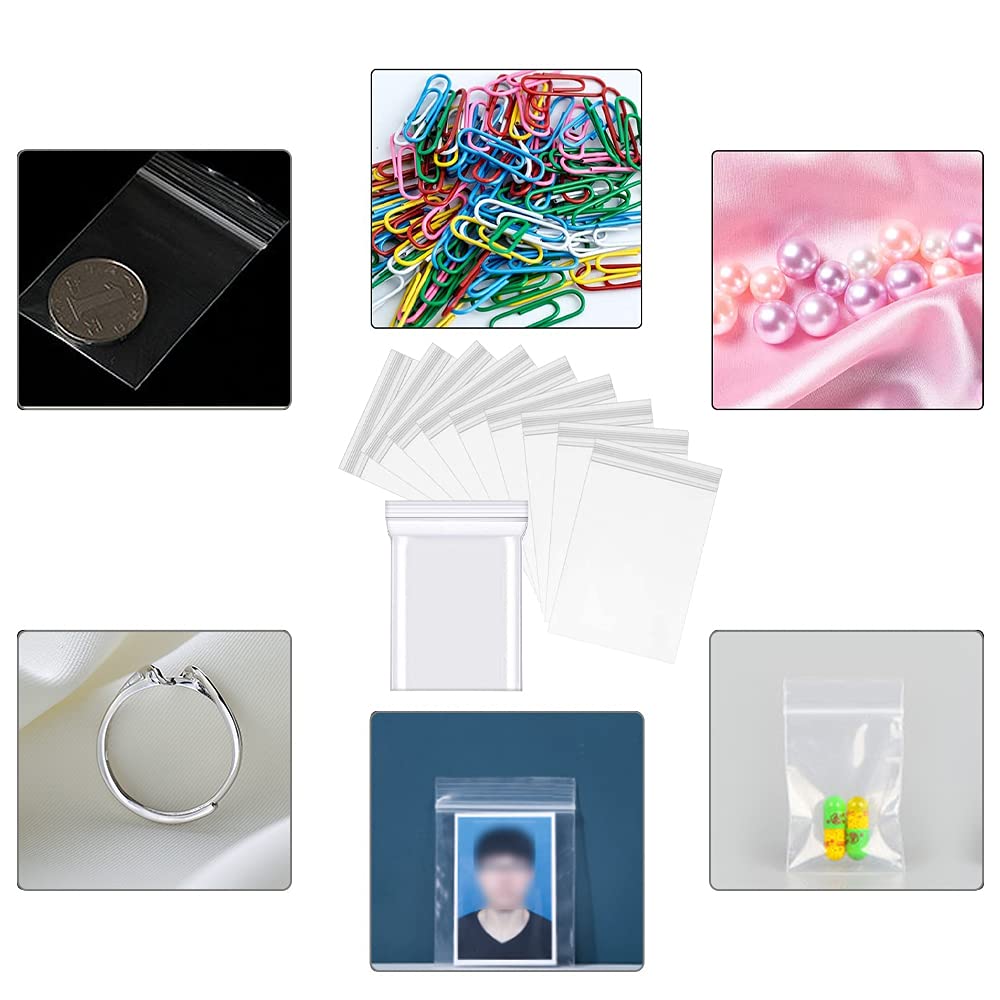 500x Sacchetti Con Cerniera Buste Di Plastica Trasparenti - Foto 9