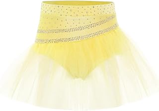 Freebily Falda De Ballet para Niñas Faldas De Tul De Dos Capas Cintura Elástica Falda Corta De Fiesta Boda Cumpleaños