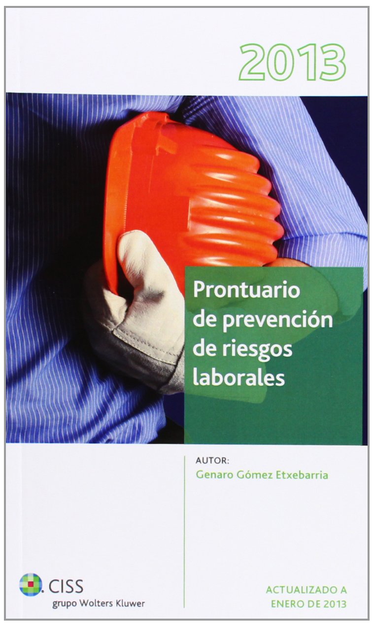 Prontuario de prevención de riesgos laborales 2013