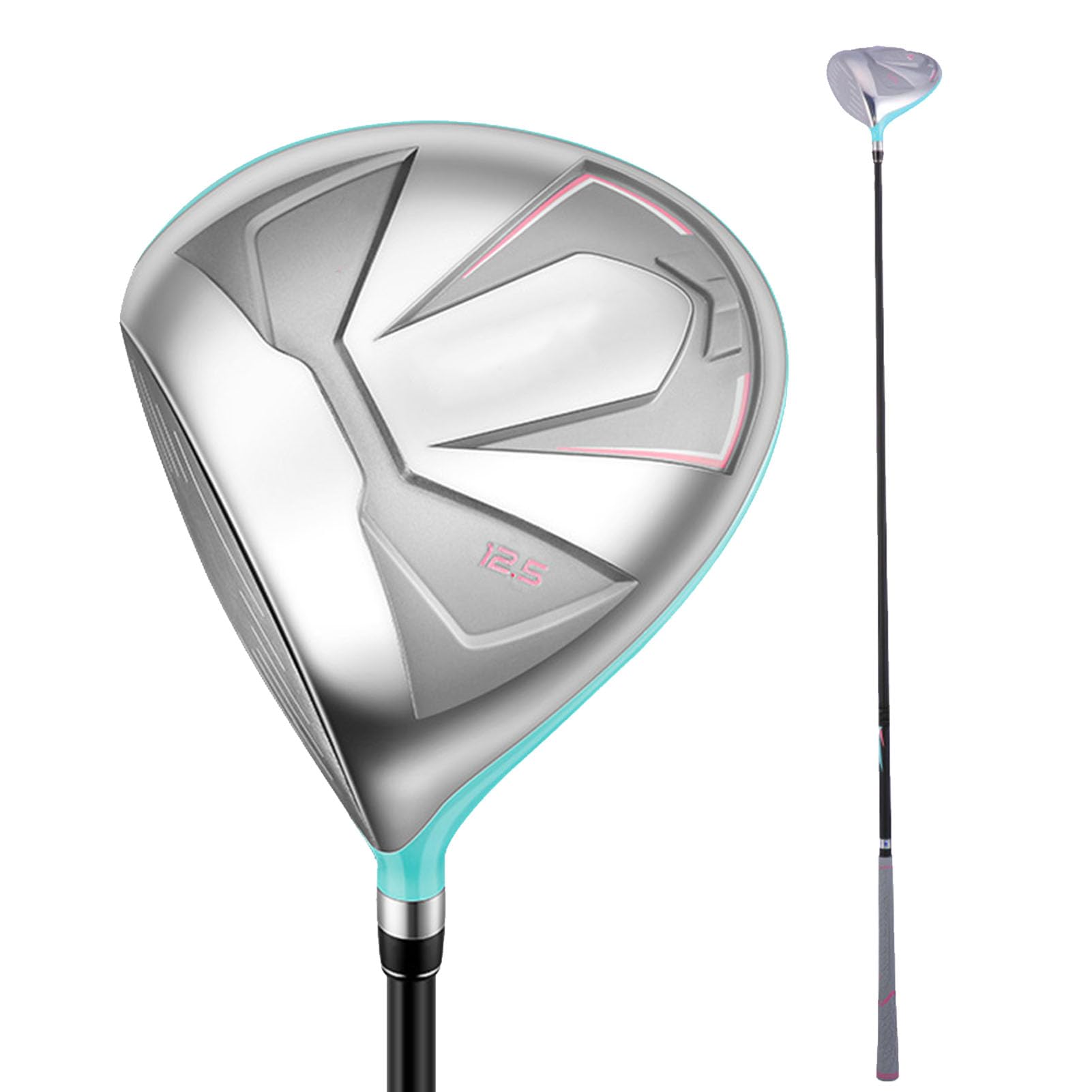 CHICIRIS Golf Club Fairwaywood 45,55 pulgadas aleación de aluminio carbono ligero principiante amigable con centro de gravedad bajo precisión mejorada para la distancia óptima y