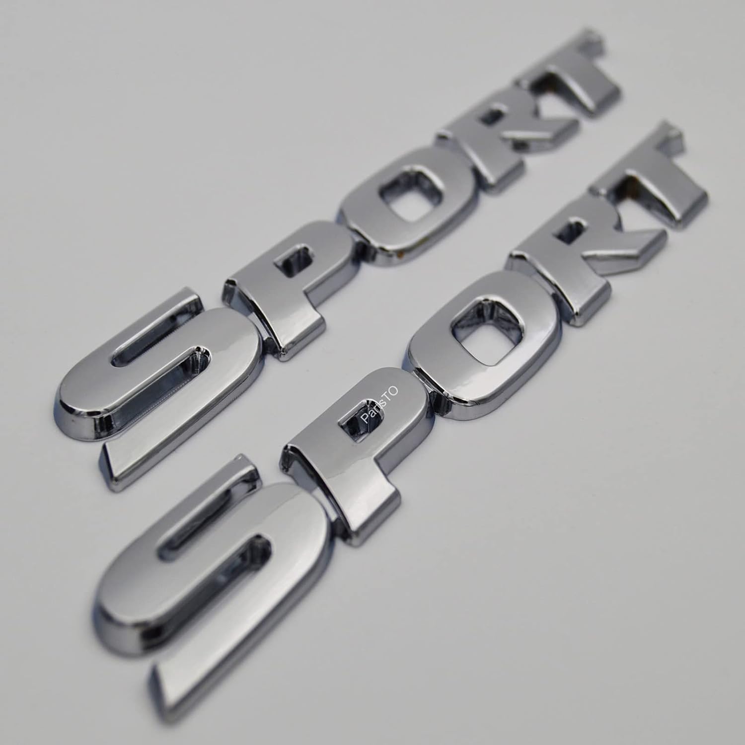 2x Chrome Sport Metal Decal Emblem Badge with Adhesive for Vehicle universal fit 2x Chrome Sport Metal Decal Emblem Badge with Adhesive for Vehicle universal fit