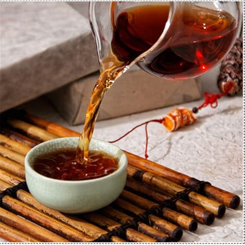 Ripe Pu-Erh Tea Brick 200G 45Years Yunnan Black Tea Cooked Puer Tea Green Food #TOP5