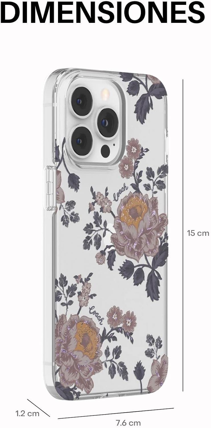 Coach Protective Case for iPhone 13 Pro - Moody Floral (CIPH-103-MDYFC) - Image 5