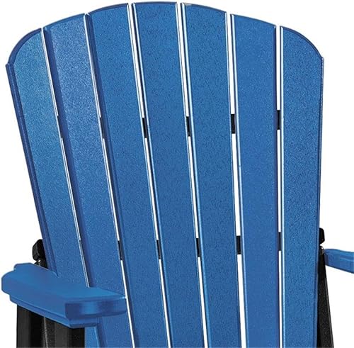 Miniatura 3 de American Furniture Classics 515BBK-K - Planeador doble con mesa, azul y negro