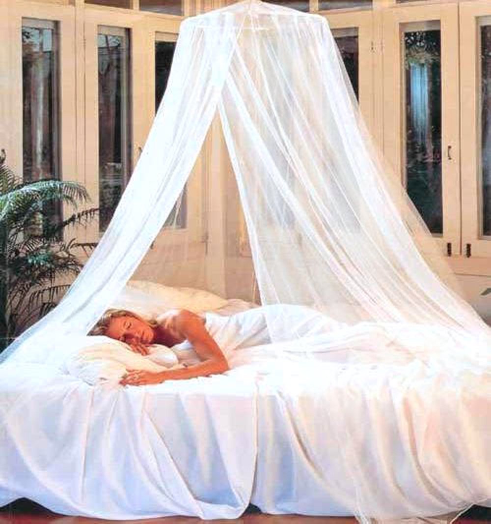 [Dreamma] White Round Bed Canopy Mosquito Net-image-7