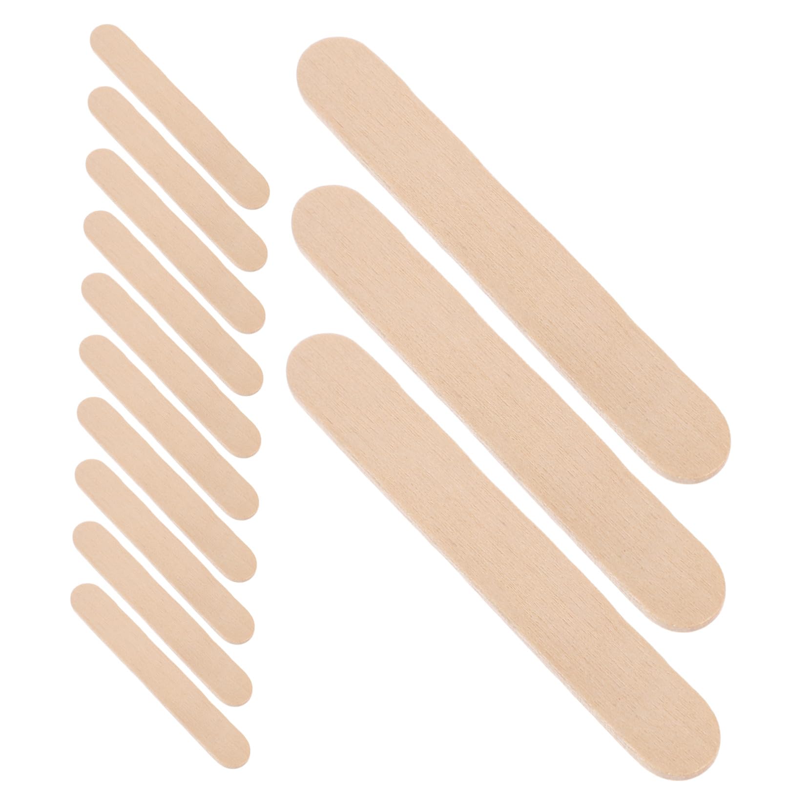 LIFKOME 1000 Piezas Palitos de Madera para Manualidades Naturales sin Astillas para DIY Construcción de Palos para Cake Pops y Proyectos Artísticos Escolares