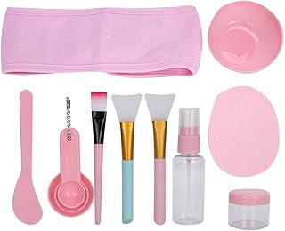 Máscara facial faça você mesmo ferramenta, máscara faça você mesmo tigela portátil doméstico 12 peças para mulheres para viagem