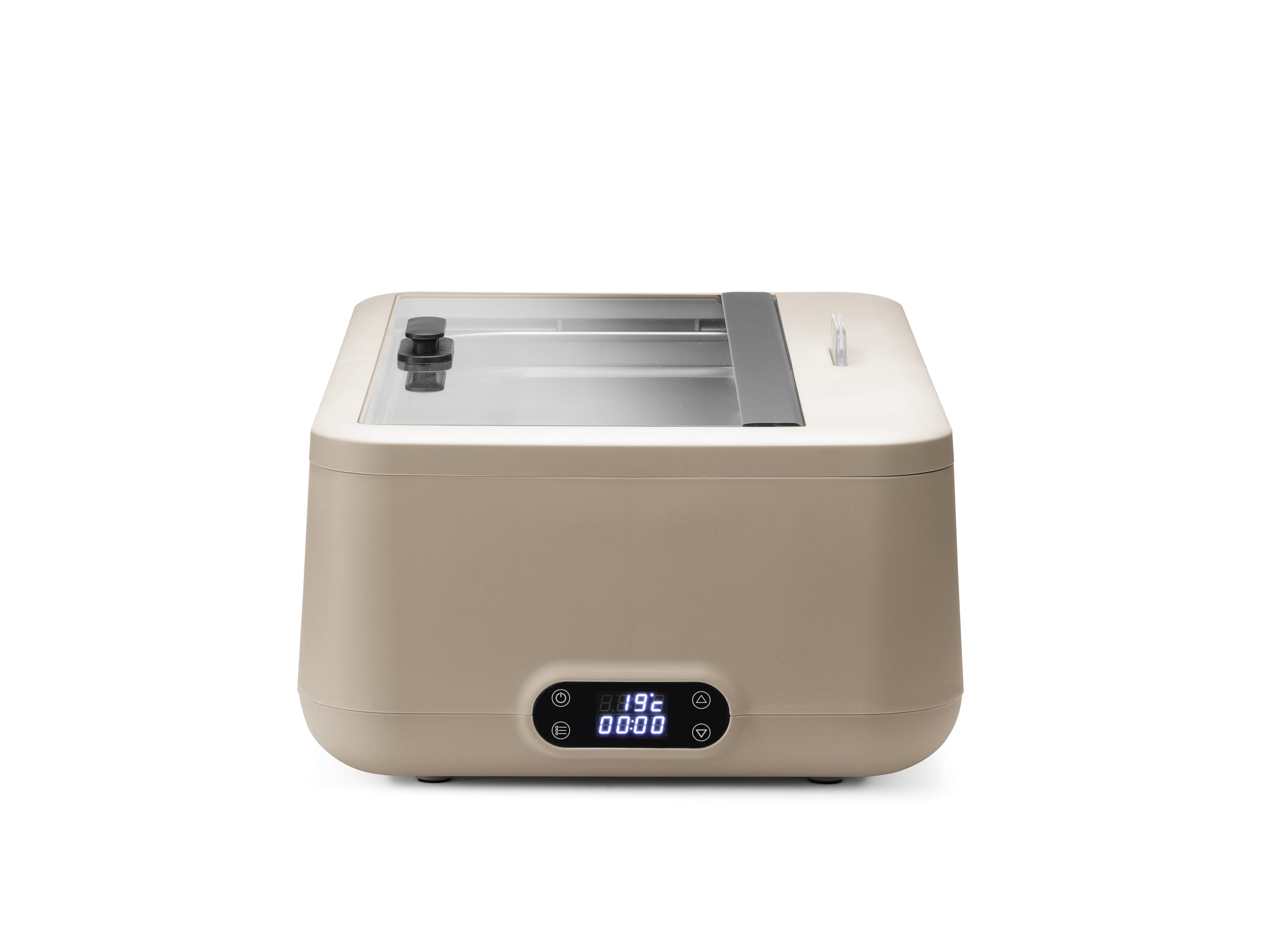 HENDI Chafing Dish Électrique UNIQ, 12,5L, Beige | GN 1/1, aluminium, acier inoxydable, PP et verre trempé, 220–240V/700W, 35–85°C, 607x402x(H)245mm