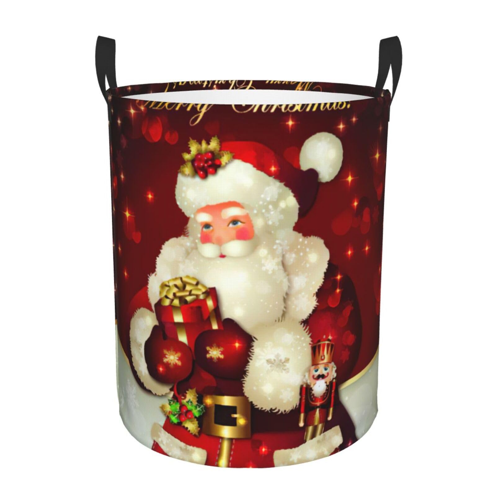 Panier à linge haut Père Noël pour réchauffer l'ambiance de la chambre