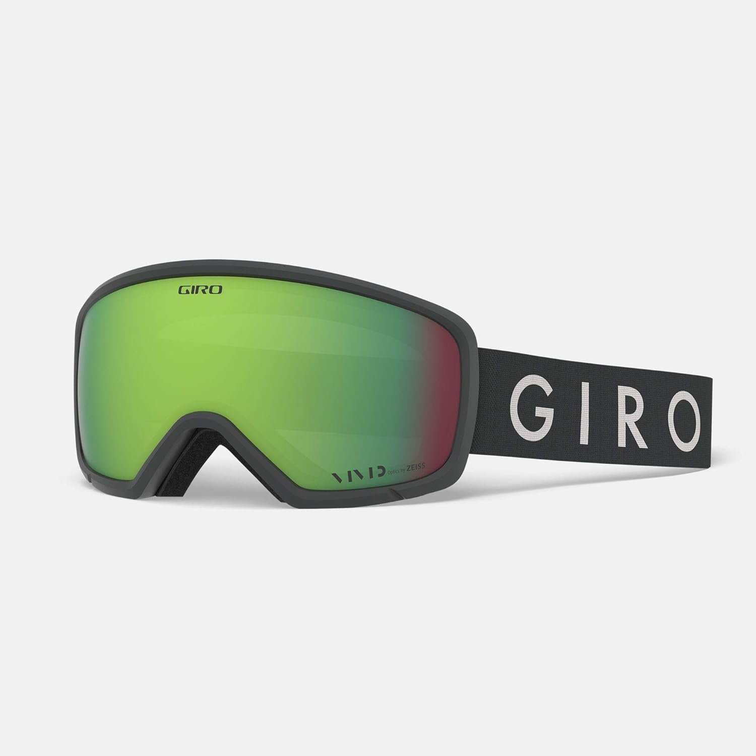 Giro Millie Ski Goggles - Snowboard Goggles for Women & Youth - Titanium Core Light Strap with Vivid Emerald Lens