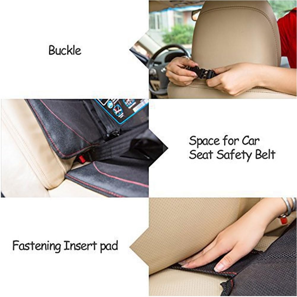 Kindersitzunterlage für Infiniti M35 2006 2007 2008 2009 2010, Autositzauflage mit Netztaschen, Sitzschoner Auto Kindersitz, für SUV Limousine Kofferraum,B