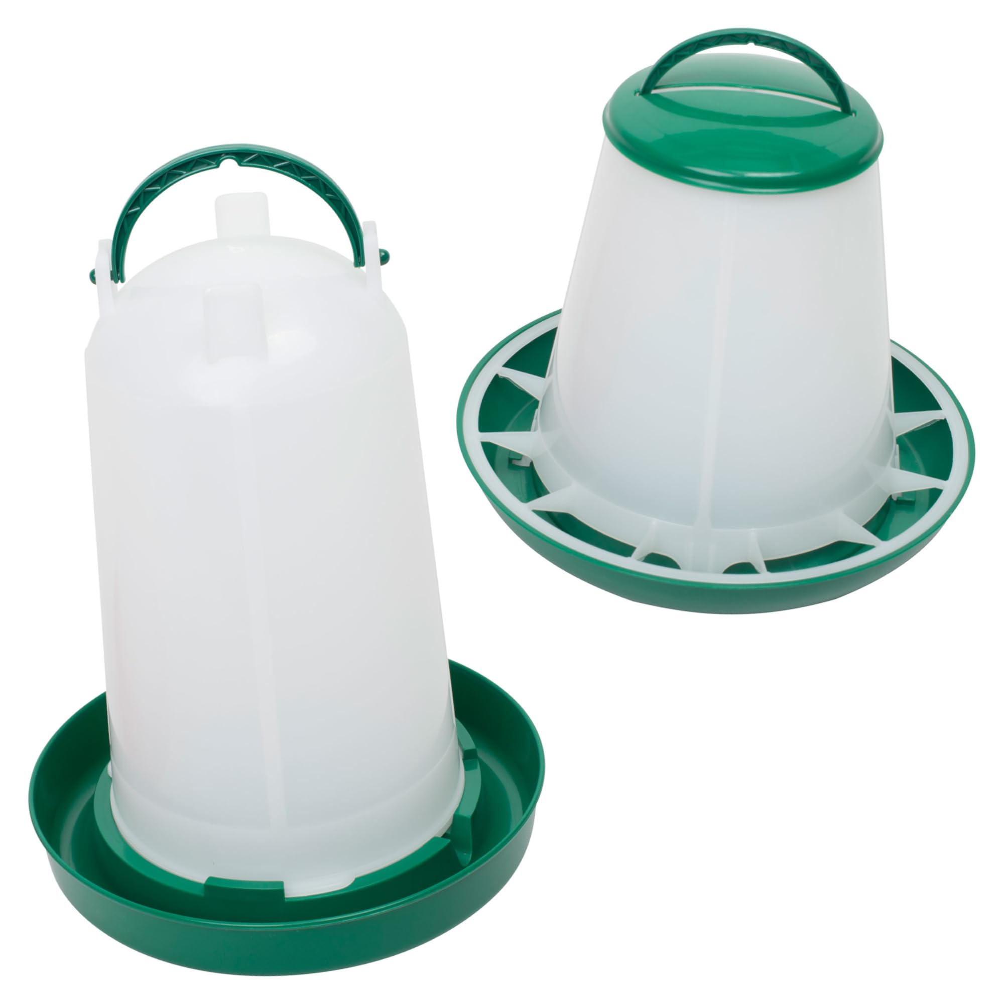 Küken Aufzucht Set - Wärmeplatte 25x25cm (13W, 230V) - Heizplatte für die Kükenaufzucht + 1,5L Tränke + 1kg Futtertrog - effizient & sparsam - geeignet für Geflügel & Hühner