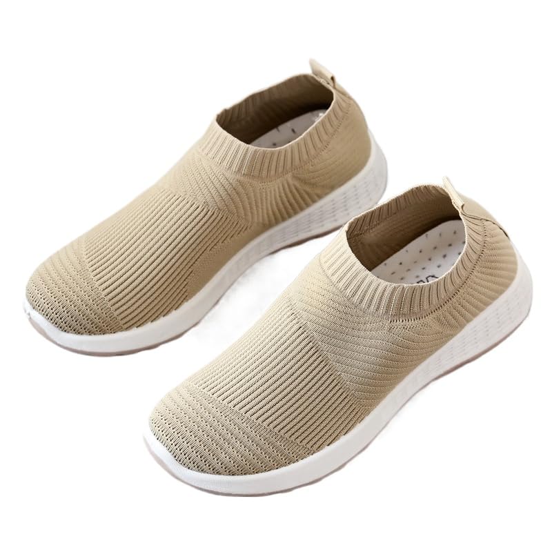New Fly-Woven mesh Shoes, Breathable and Comfortable, Fashionable and Versatile Casual Sports Shoes Women's Comfortable and wear-Resistant, Lightweight and not stuffy feet