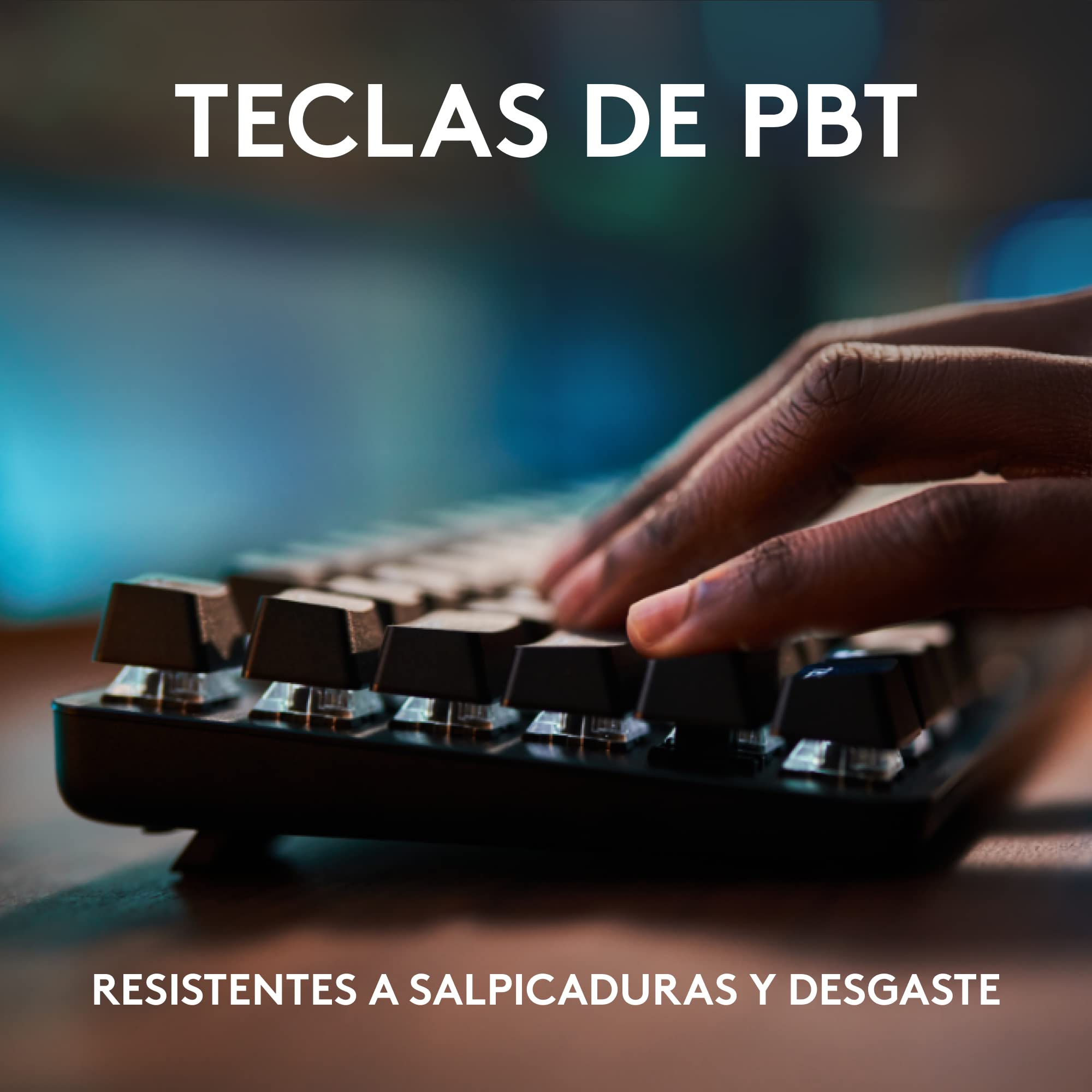 Logitech G G413 TKL SE Teclado Mecánico Gaming, Disposición QWERTY Pan Nordic, Táctil - Negro