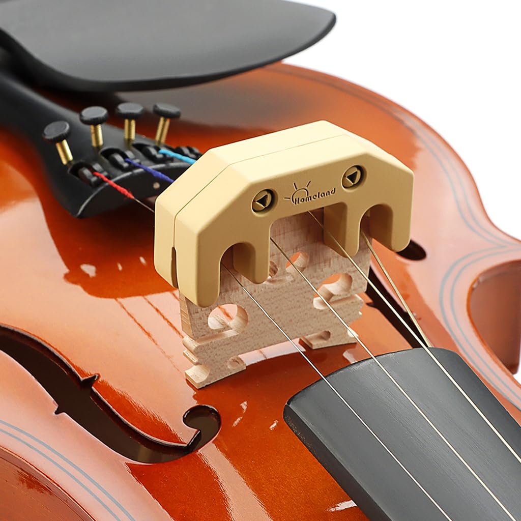 RuiJOTWAT 4/4 3/4 Violin Mute Practice Rubber Acoustic Electric Music Violin For Beginners - Image 3