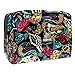 Produktbild Make-up-Kosmetiktasche, multifunktional, Reise-Kulturbeutel, Organizer für Frauen  Vintage Totenköpfe Rose Würfel