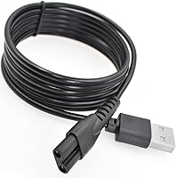 Vista 10 de Cargador compatible con cortadoras de cabello Limural para hombres, cable de carga de repuesto para cortadoras de cabello Limural, adaptador