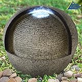Steckfertiger, sofort einsatzbereiter Gartenbrunnen / Indoor- und Outdoor-Brunnen / wirkt belebend auf die Sinne / verbessert die Luftqualität / dekorativ und nützlich