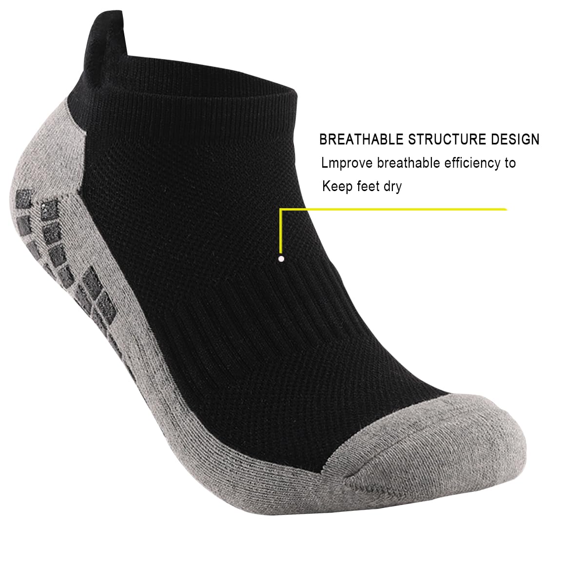 Calcetines de compresión de tobillo para hombres y mujeres, 2/4/6 pares, calcetines de compresión de corte bajo con soporte de tobillo, negro, 6 pares, 6 Pares Negro, 6-8