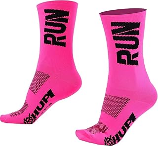 Meia Hupi Run Rosa/preto - Lt para pés menores 34-38, Cor: Rosa/preto