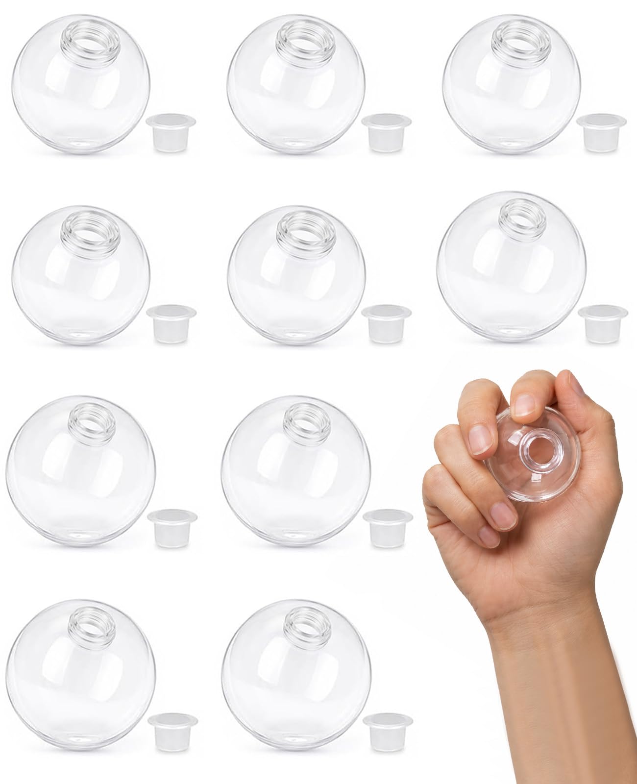 Exuuei DIY Stress Ball Making Kit, Empty Squishy Skin Squeeze Maker Creator