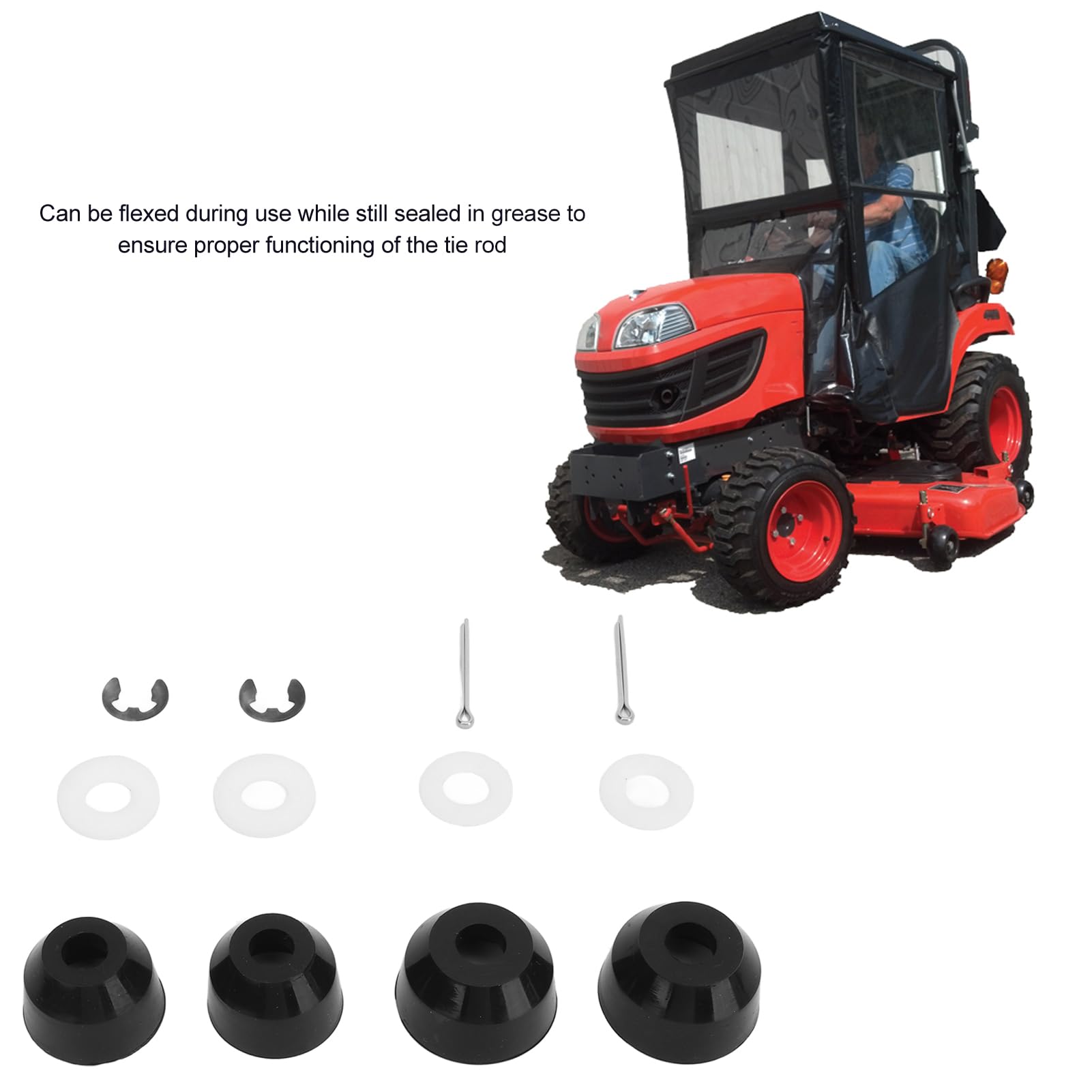 Amazon.com: Aramox Tie Rod Boot Kit for Kubota BX GR Replacement