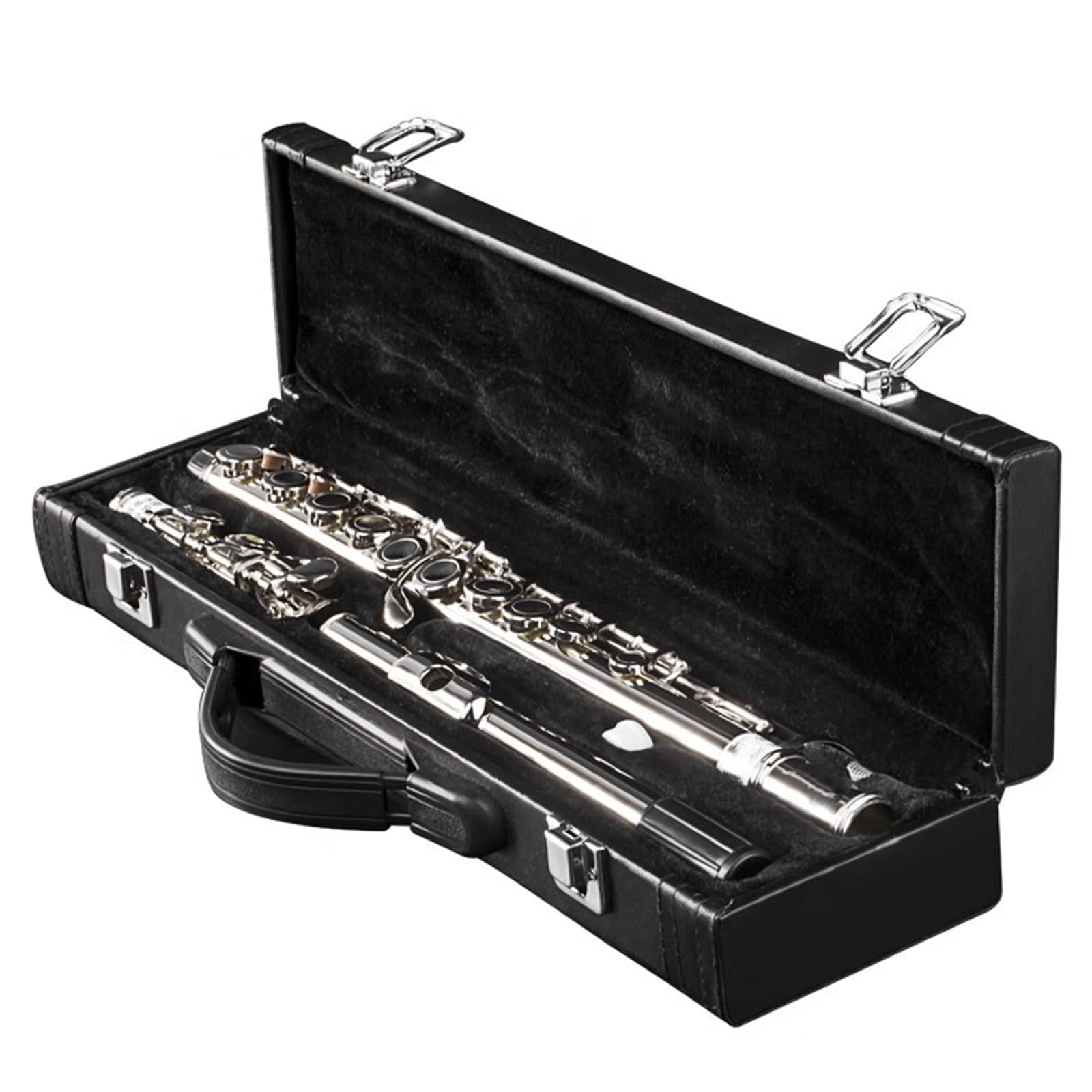 flauto traverso Flauto Per Strumento Musicale A 16 Fori Di Grado Prestazionale, In Argento Nichelato A 16 Fori Chiave E C