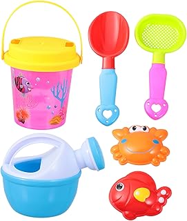 Totority 7 Pçs/Set Balde De Praia De Brinquedo Mini Baldes De Areia Brinquedos De Areia Para Crianças Mini Brinquedo Balde De Areia Para Crianças Mini Balde De Brinquedo Baldes De Areia