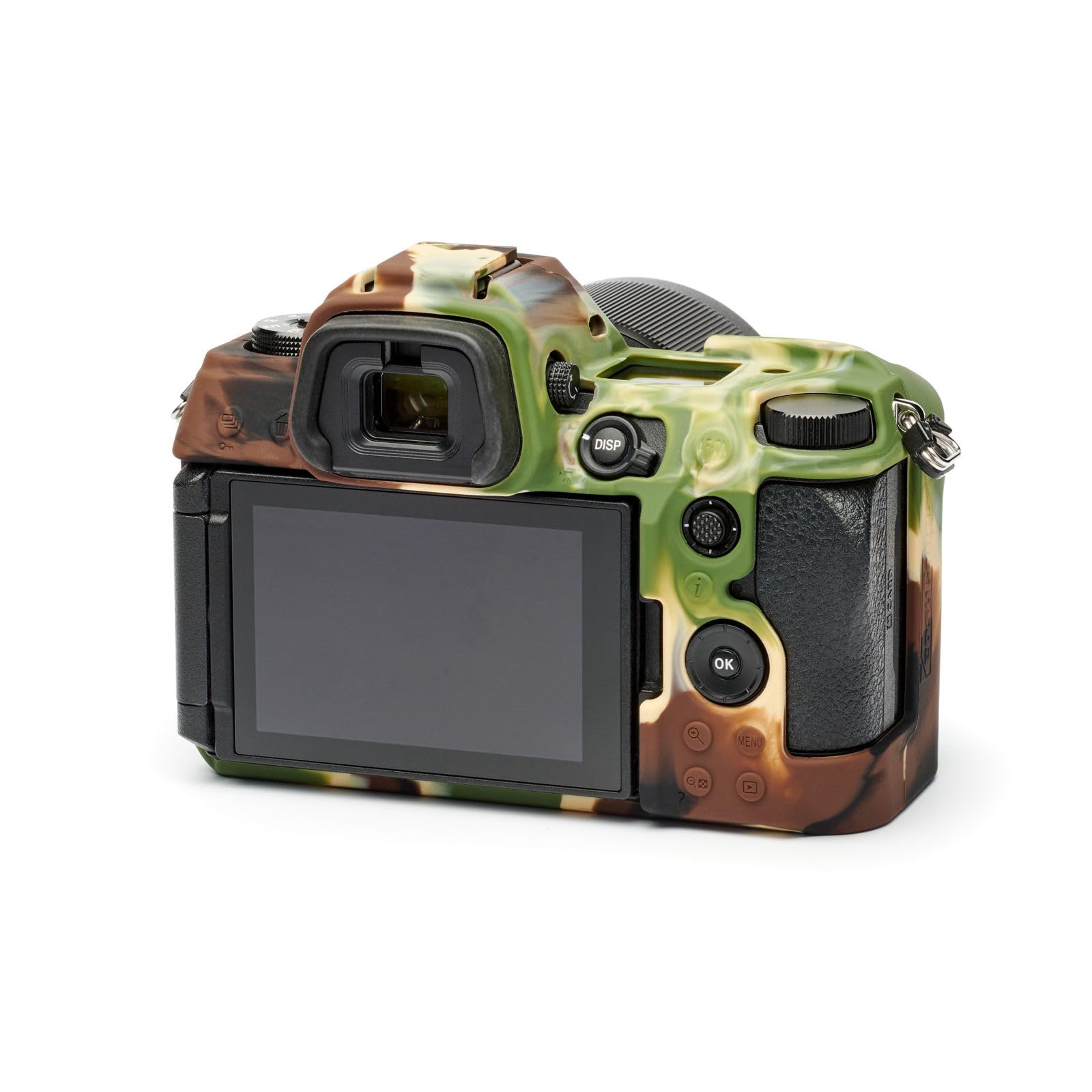 easyCover Custodia protettiva in silicone compatibile con fotocamera Nikon Z6III (Mimetico)
