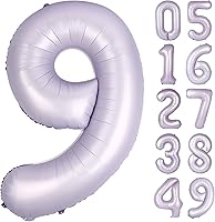 Vista 81 de Globos con números con estampado de vaca, globos de 40 pulgadas del número 0-9 (cero-nueve), globo de vaca para suministros de fiesta de cumpleaños