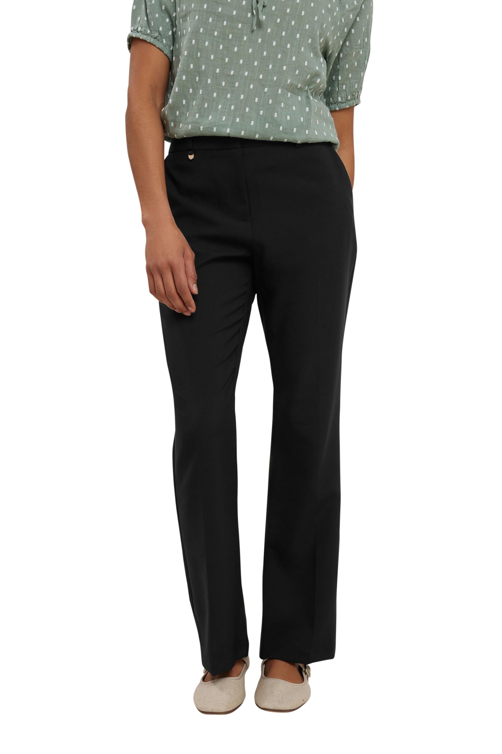 M&Co Bootcut Trousers - Women's Black