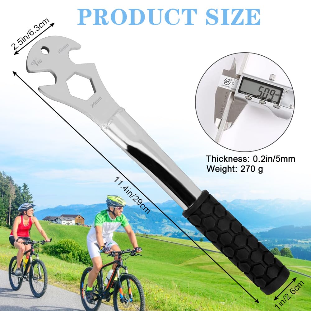Joyzan Fahrrad Schraubenschlüssel Set – Nabenschlüssel, Pedalschlüssel, Kurbelabzieher In Einem