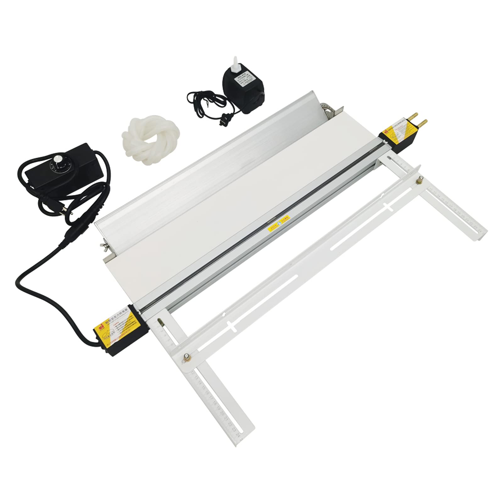 TECHTONGDA 24" Acrylic Bending Machine Plastic Sheet Bender Manual Strips Heater with Angle Adjustment Bracket Acrylic PVC Plastic Bender 1mm-6mm