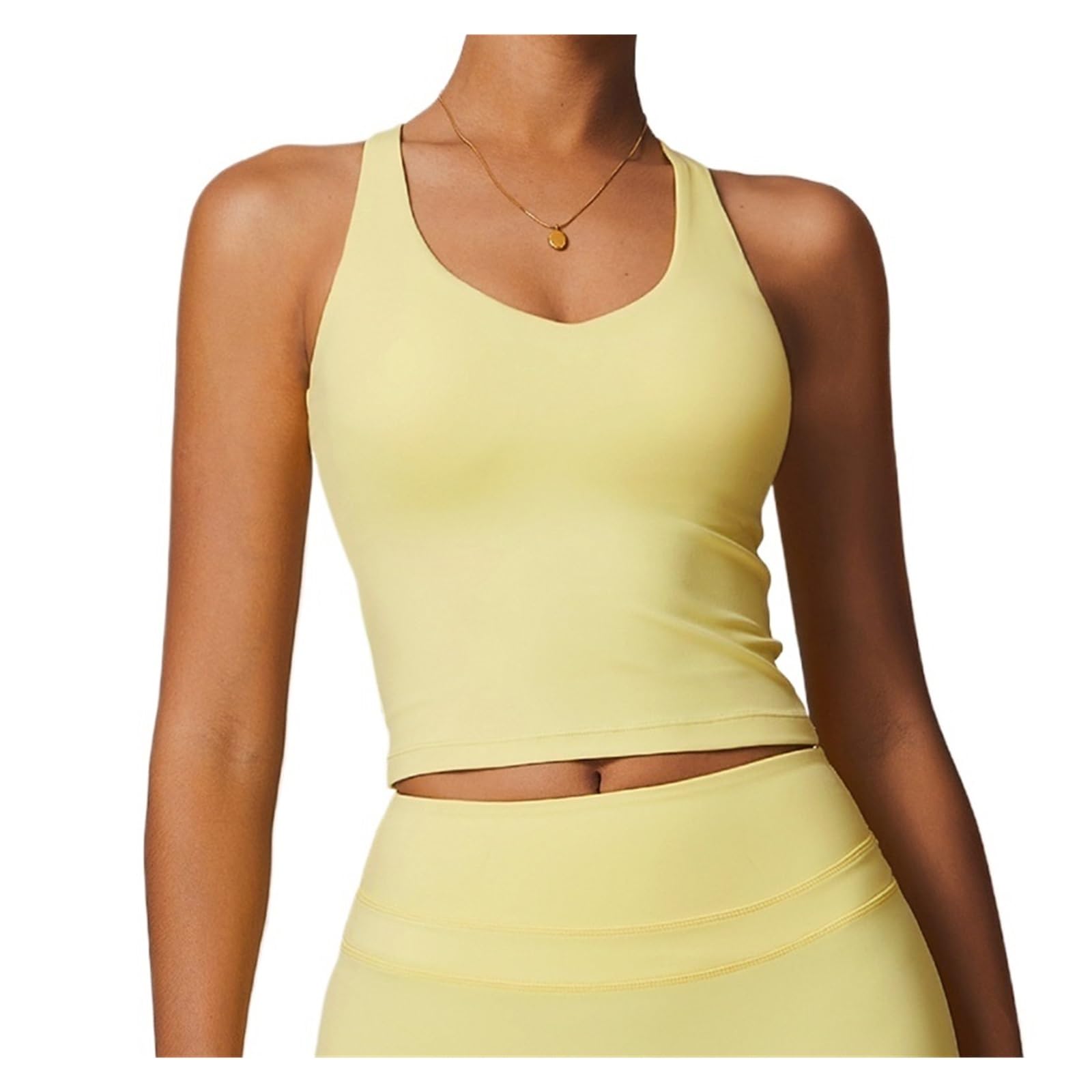 Sujetador Deportivo Mujer Camiseta de Yoga con Espalda Cruzada for Mujer, for Correr, Gimnasio, Fitness, Secado rápido, sin Mangas, Deportiva