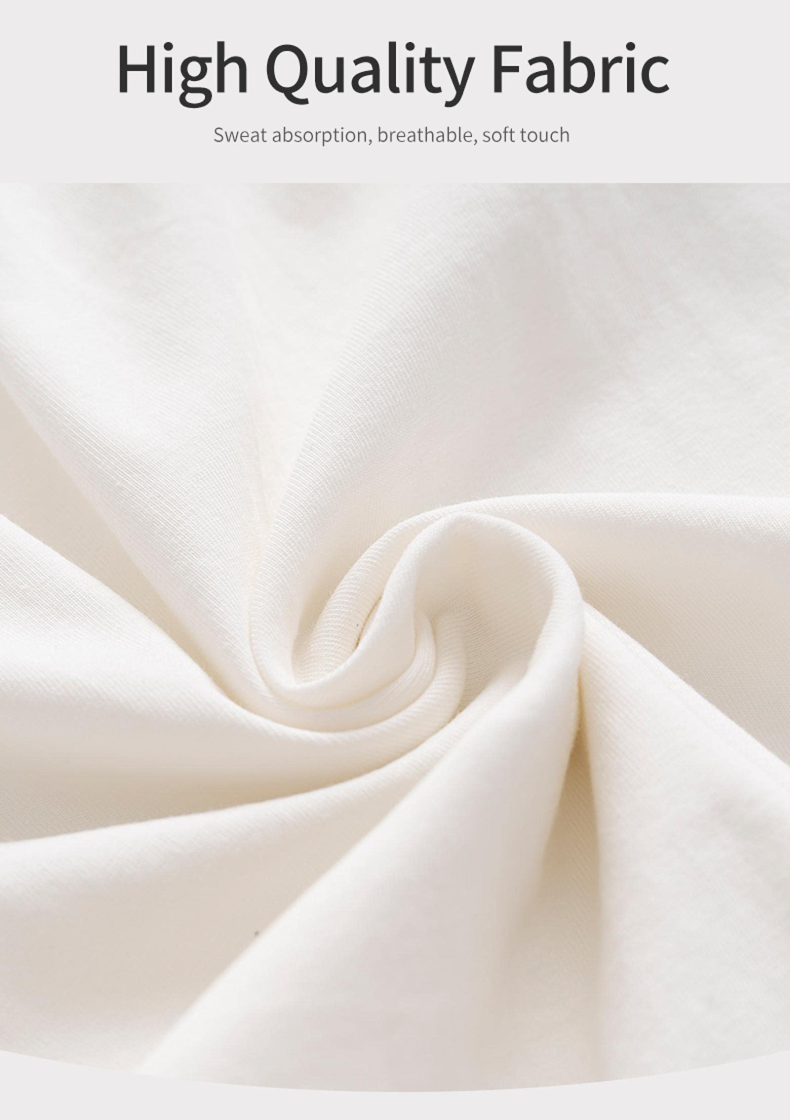 Un Pijama Cómodo Pijamas De Mujer Pijamas De Mujer Pijamas De Mujer Conjunto De Pijamas De Algodón 100% De Manga Corta Pijama De Dormir Cuna Pura,White-XXL