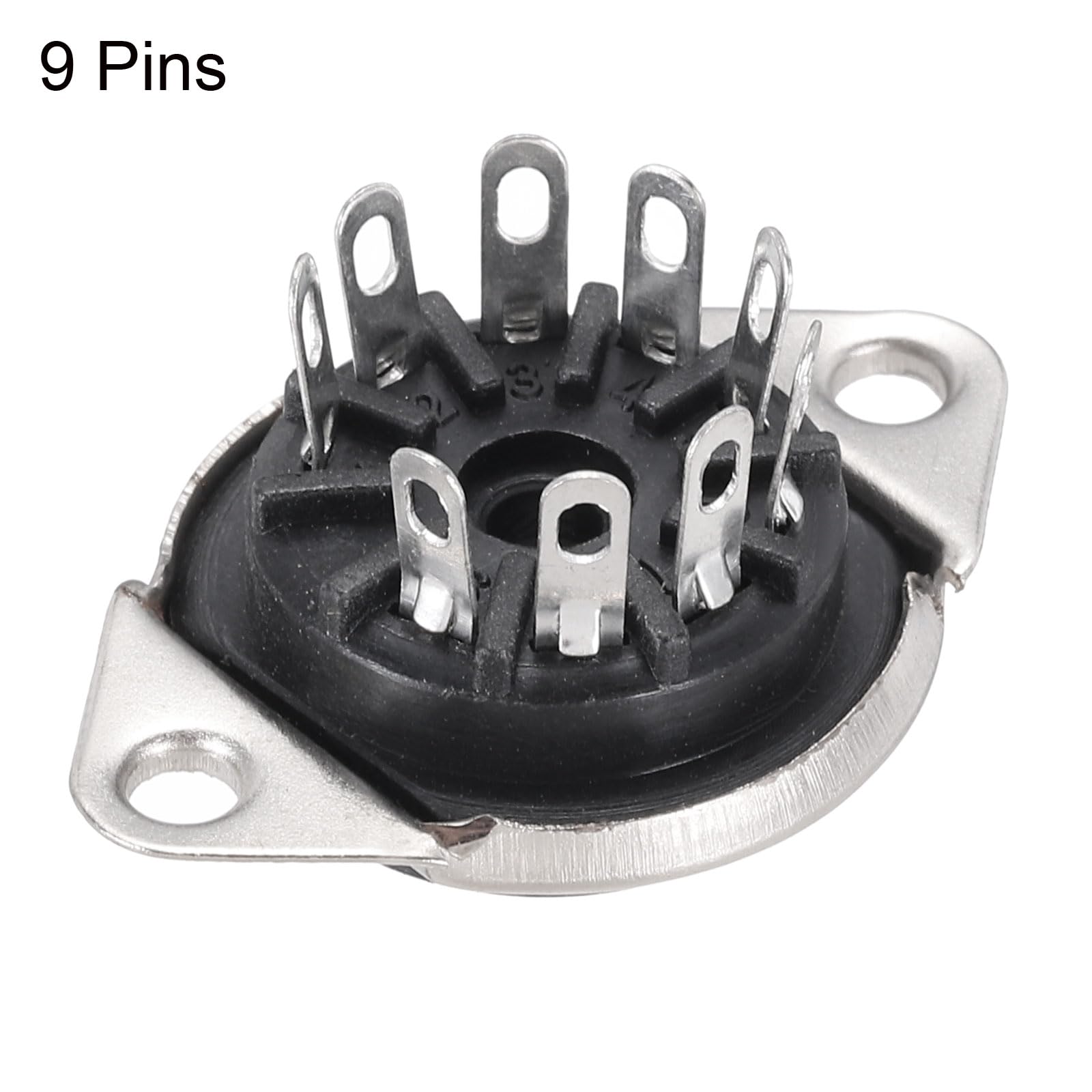 Amazon.com: MECCANIXITY 10 Pcs 9pin Tube Socket Bakelite Tube