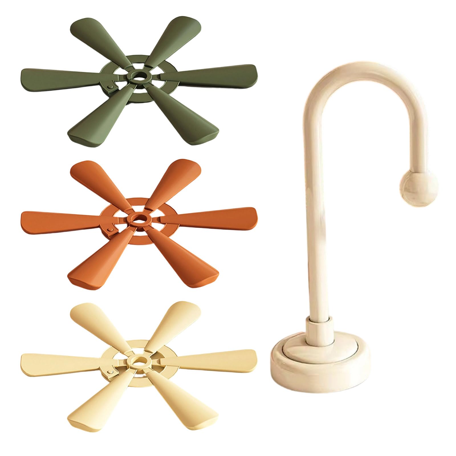 Food Grade Easy Silicone Trivet Mat Heatproof for Countertops Home Cafes Silicone Table Mats