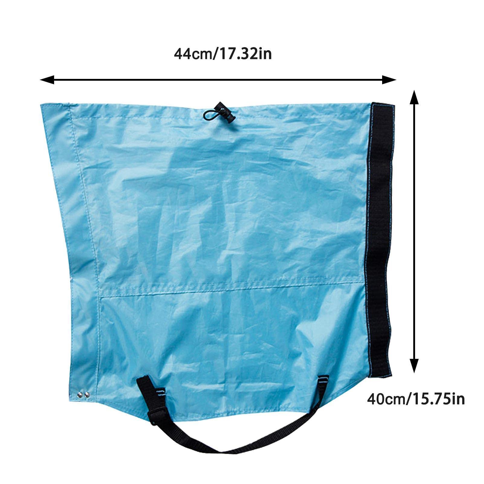 Lot de 5 guêtres pour Les Jambes pour la randonnée, Gators pour Chaussures de randonnée, imperméables - Guêtres légers pour Raquettes de Neige, Manches protectrices pour Jambes résistantes à