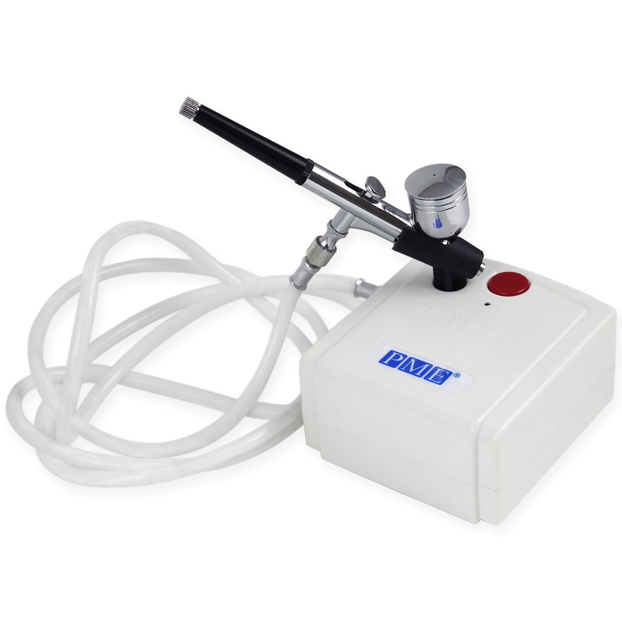 PME - Kit Aérographe et Compresseur pour Pâtisserie et Décoration blanc