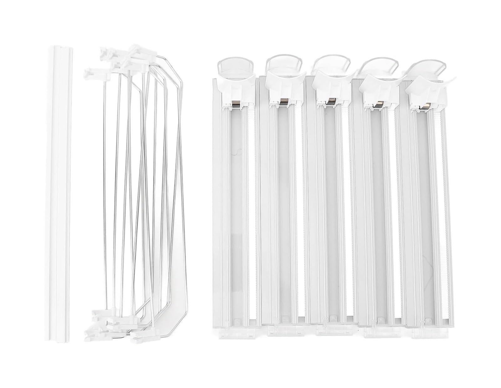 Opeximatun Automatic Can Dispenser, Self Pushing Soda Can Dispenser Fridge Pantry Adjustable Dividers ABS