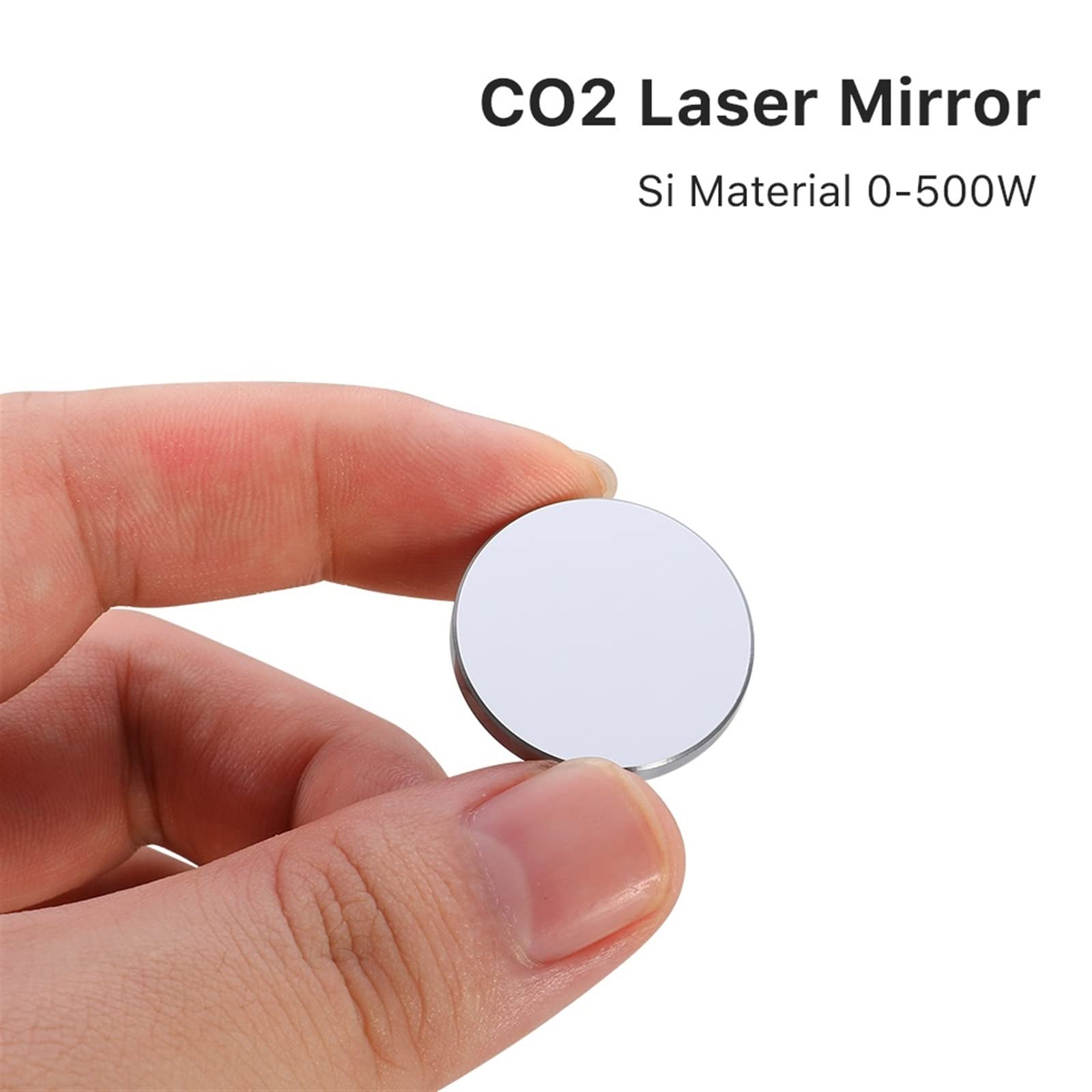 500W Co2 Laser Si Reflective Mirrors Lens Refiectivity 99.6% Black-Coating Reflector Lens for CO2 Laser Engraver(Si Mirror 3Pc,25mm)