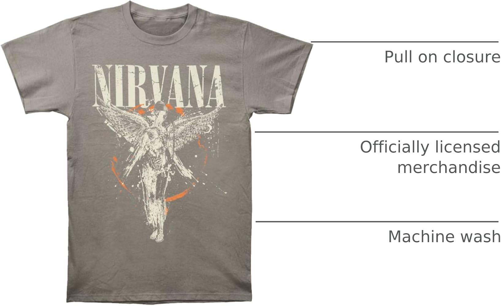 NIRVANA IN UTERO S/S TEE Lサイズ NIRVANA - In Utero - T SHIRT S-M-L-XL-2XL Brand New T Shirt