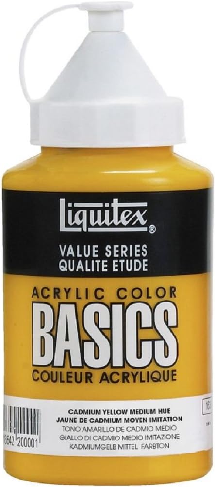 Liquitex BASICS Acrylic Paint, 13.5-oz bottle, Bright Aqua Green