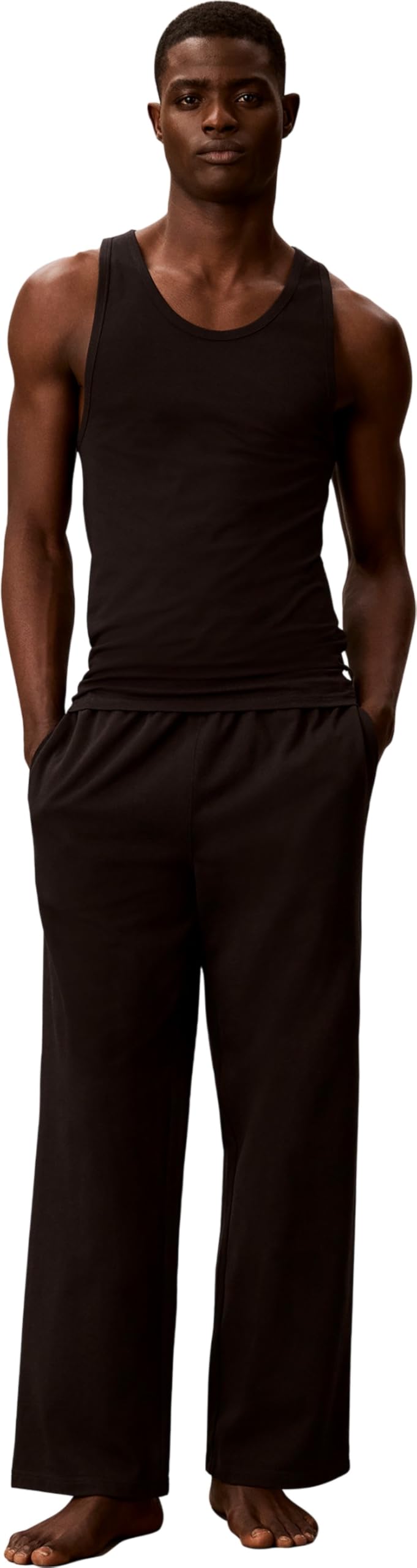 Calvin Klein Uomo Canotte Confezione da 3 con Scollo Rotondo