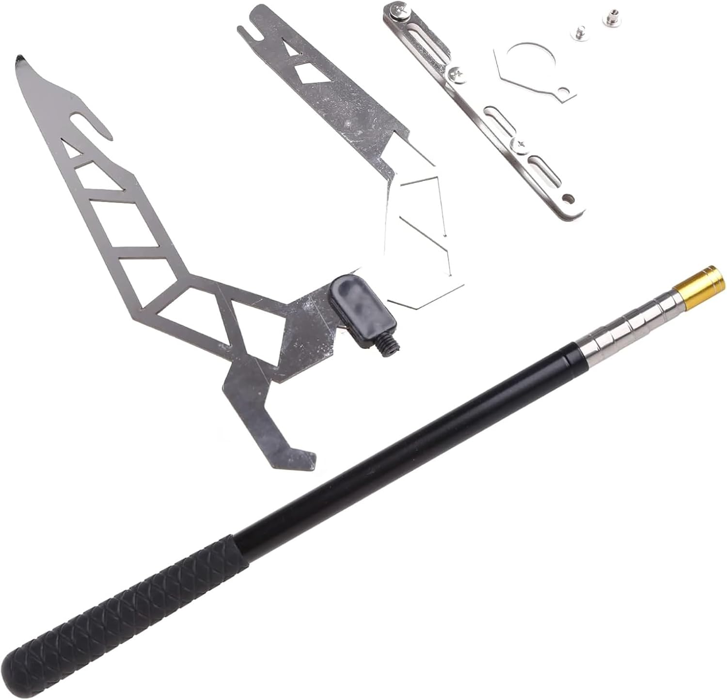 Stainless Steel Telescopic Boat Hook，Dock Hook ，Telescopic Boat Threader Boat Puller ，Tie Rope Hook Tool