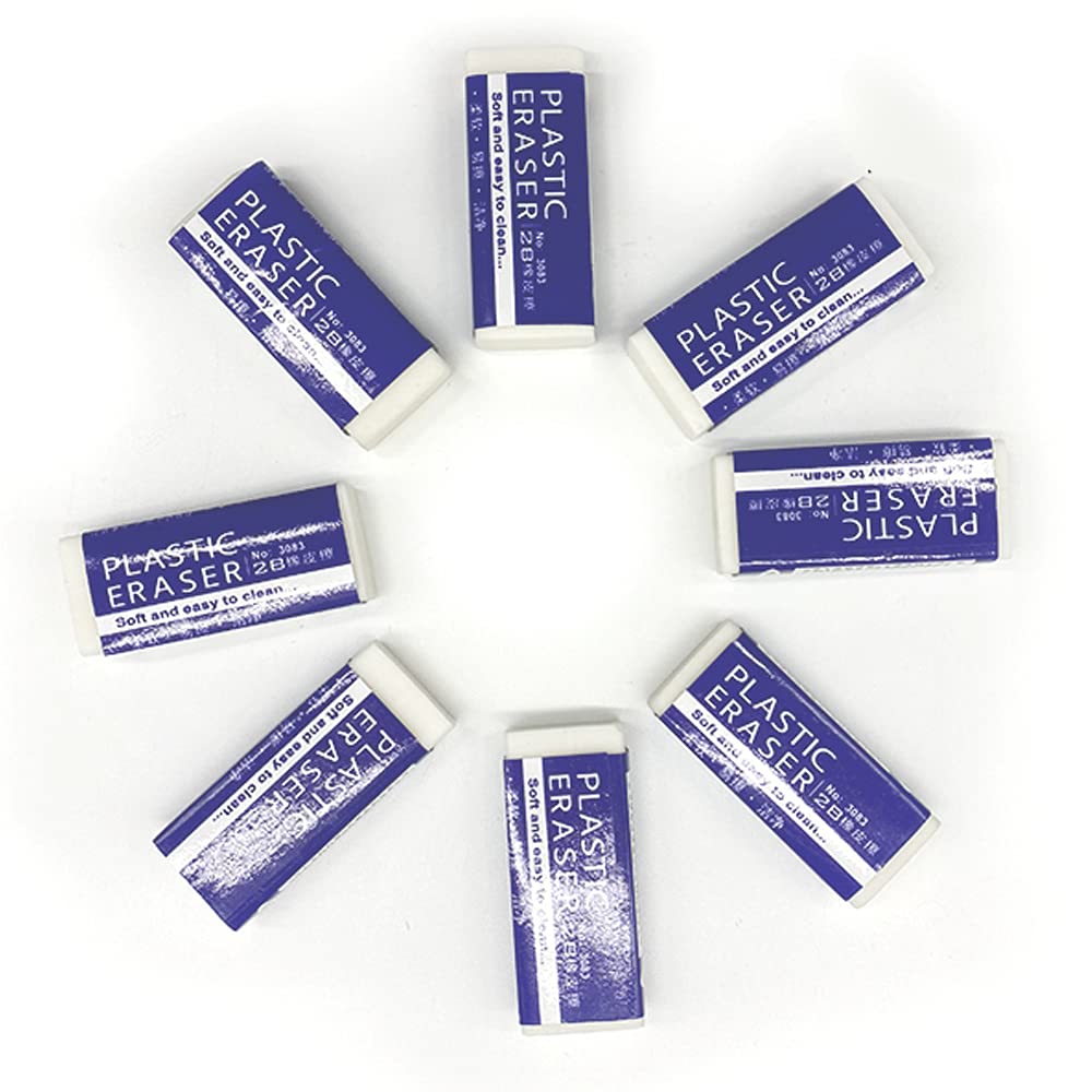 Sponsored Ad – Pencil Erasers 10 Pieces, White 2B Rubbers Erasers with Storage Box for Students Teachers Drawing Sketching Writing