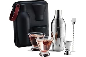 KITESSENSU Espresso Martini Kit: Premium Cocktail Shaker for Ultimate Coffee Indulgence