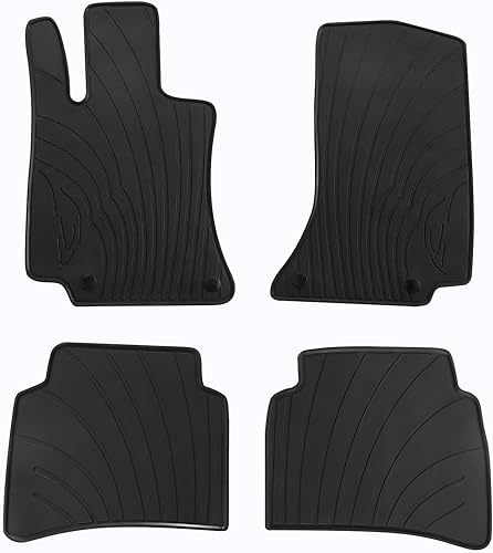 Miniatura 6 de HD-Mart Alfombrillas de auto para Mercedes Benz Clase -C Sedan solo 2015-2021 C180 C200 C250 C300 C350 (e) C400 C43 AMG C450 C63 W205 W206 S206 S206