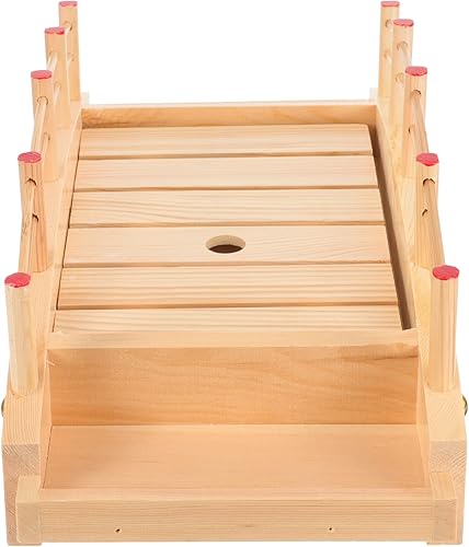 Miniatura 8 de Bandeja para servir sushi Platos de puente de gran capacidad para eventos de restaurante